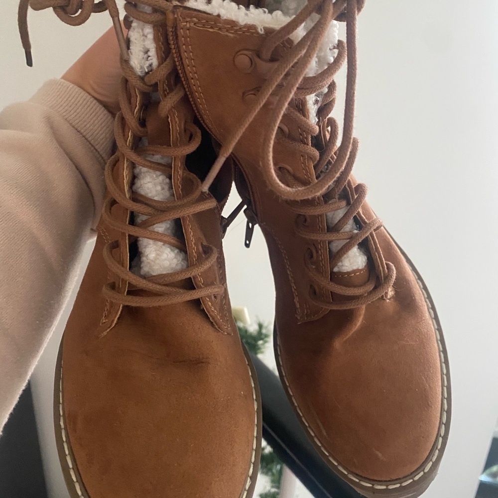 Universal Thread Brown Combat Boots - image 5